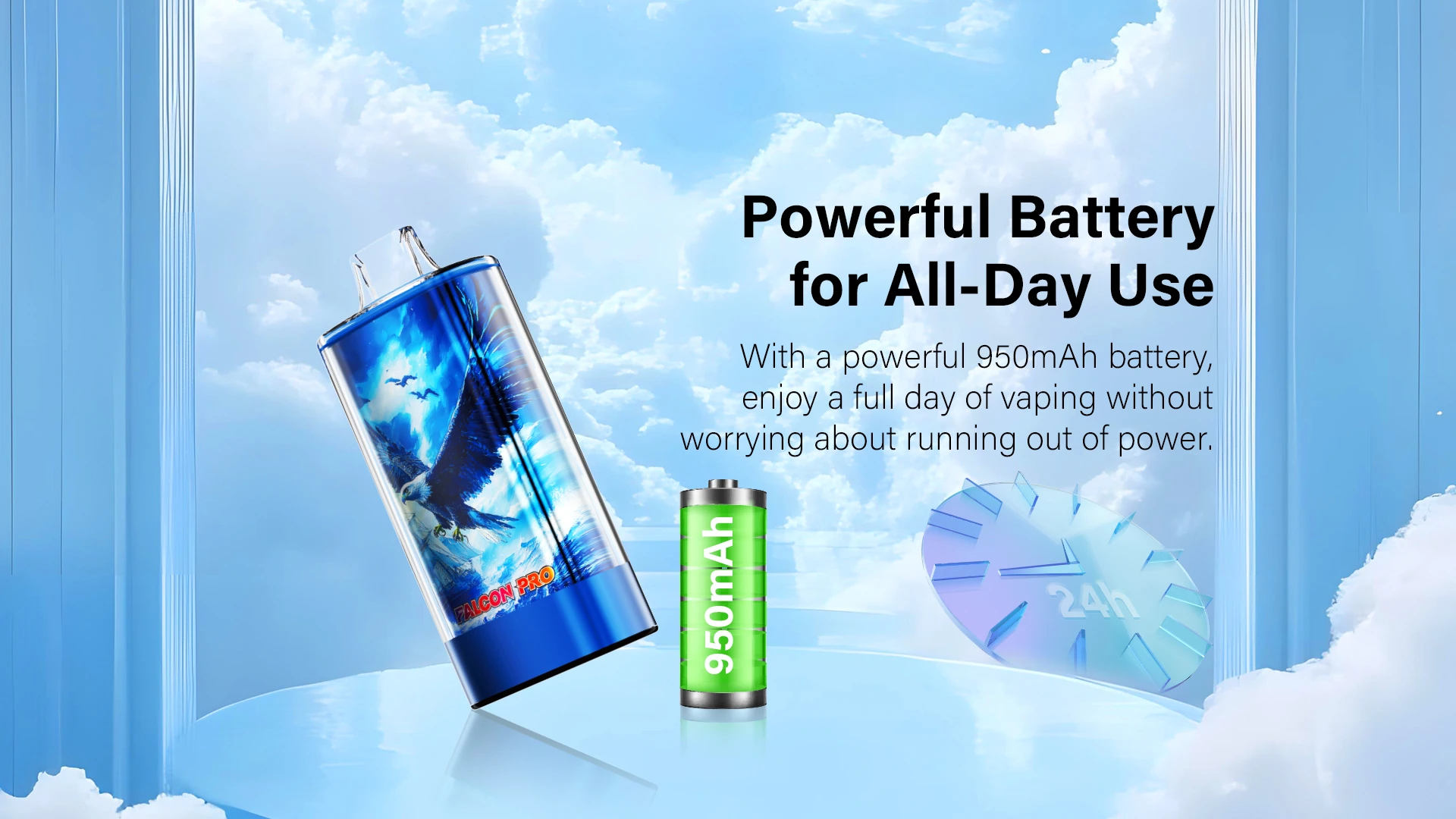 JNR Falcon Pro 28K USB-C Ladeanschluss und Airflow Control Detail